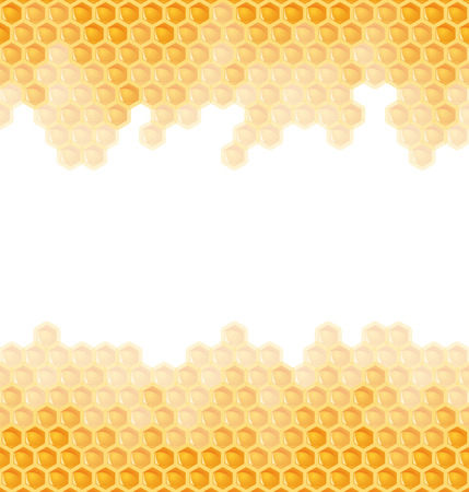 honeycomb seamless backgroundのイラスト素材