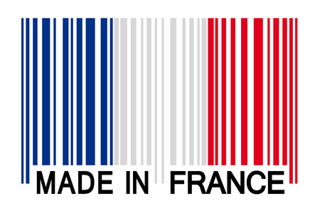bar code - Made in Franceのイラスト素材