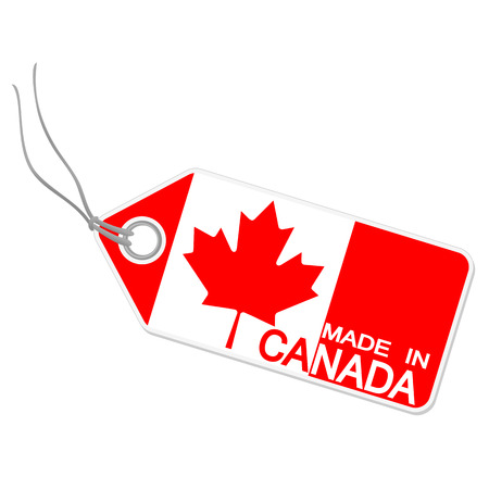 hangtag - Made in Canadaのイラスト素材