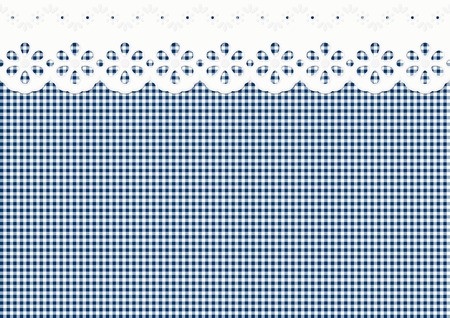 seamless table cloth background with ckeckered patternのイラスト素材