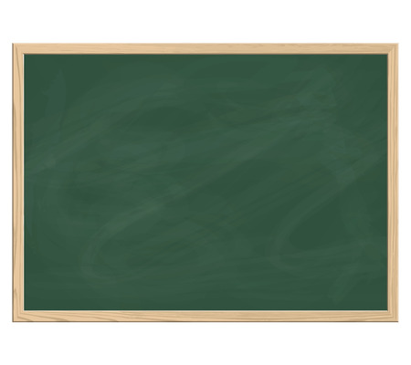empty green chalkboardのイラスト素材