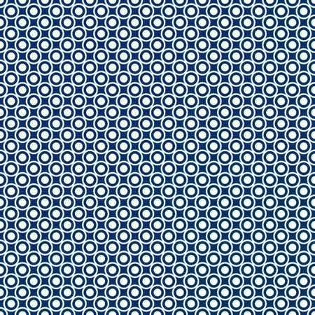 seamless background with blue circlesのイラスト素材