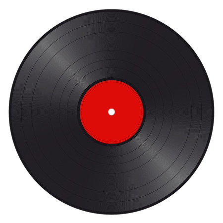 vinyl discのイラスト素材