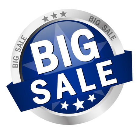 vector of colored button - big saleのイラスト素材