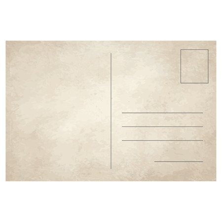 template vector of an old vintage postcardのイラスト素材