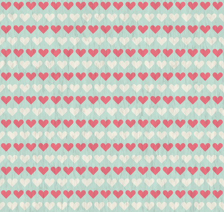 vector of seamless grunge background hearts with scratchesのイラスト素材