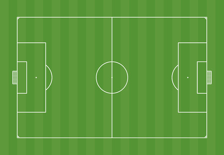 soccer field backgroundのイラスト素材