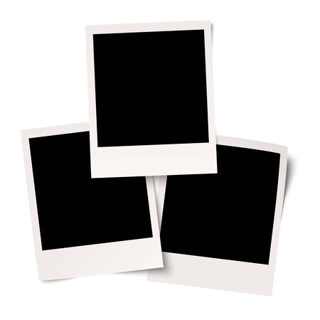 three old photosのイラスト素材
