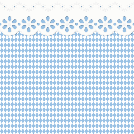 vector of Oktoberfest background seamless with festoonのイラスト素材