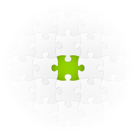 teamwork - puzzle symbolism のイラスト素材