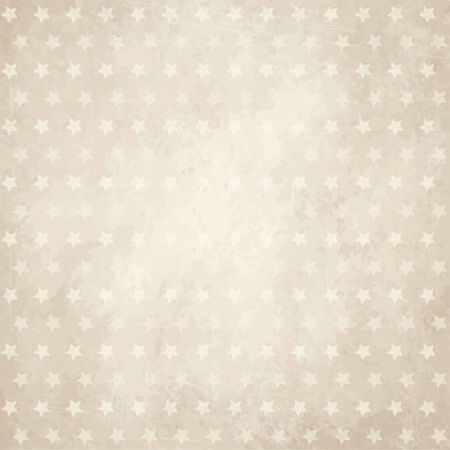 vector of old vintage paper background with starsのイラスト素材