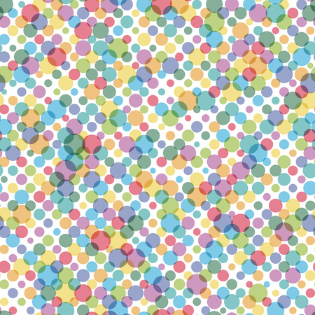 vector of seamless colored dots pattern backgroundのイラスト素材