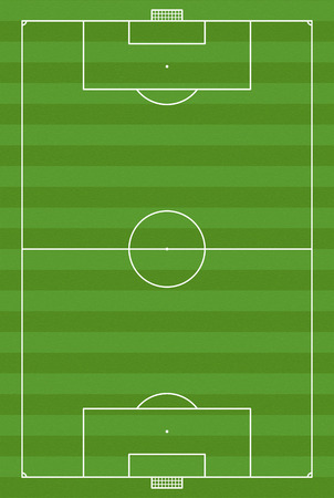 green soccer field backgroundのイラスト素材