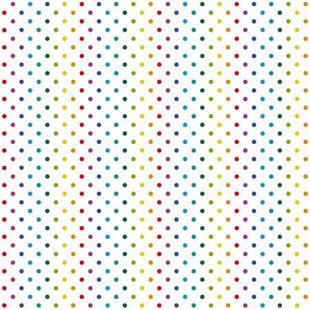 seamless abstract pattern background with colored dotsのイラスト素材