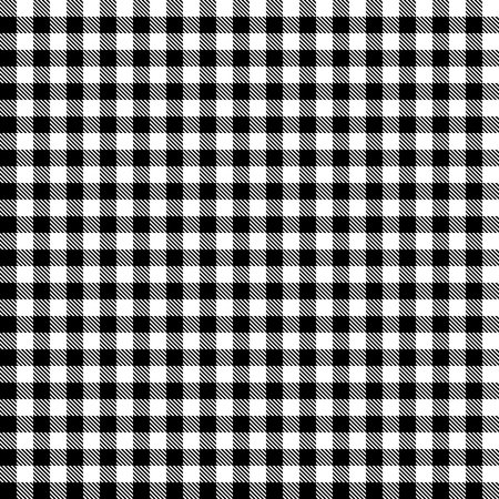 seamless black checkered table cloths pattern backgroundのイラスト素材