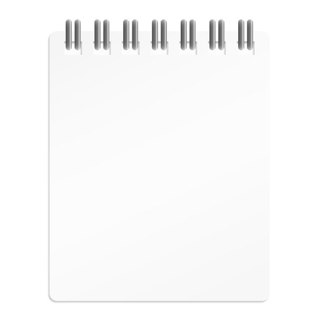 white business calendar with copy space for notesのイラスト素材