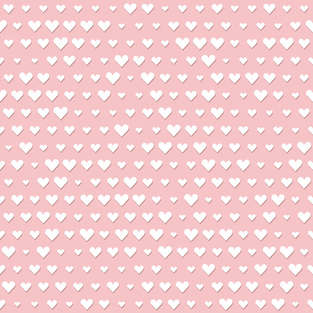 seamless background with hearts for valentines dayのイラスト素材