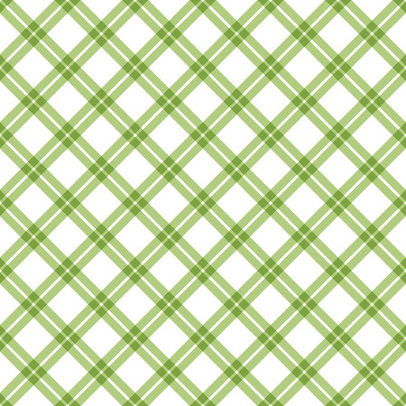 abstract vintage checkered table cloth background colored greenのイラスト素材