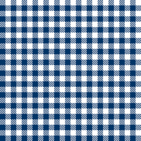 Checkered tablecloths patterns BLUE Endlesslyのイラスト素材