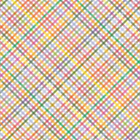 seamless abstract checkered background with multi colored linesのイラスト素材