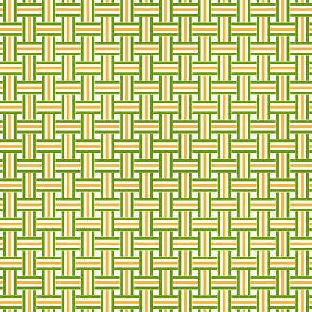 endless green and yellow colored knitting pattern backgroundのイラスト素材