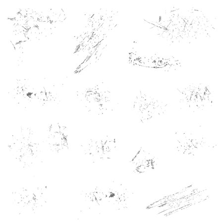 vector of grunge vintage elements in groupsのイラスト素材