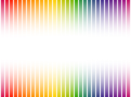 seamless digital equalizer stripes background with color gradient on white backgroundのイラスト素材