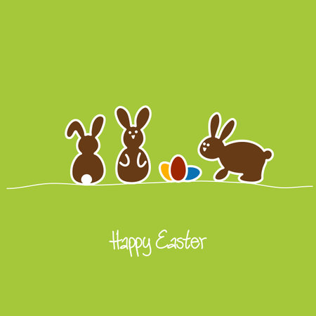 Happy Easterのイラスト素材