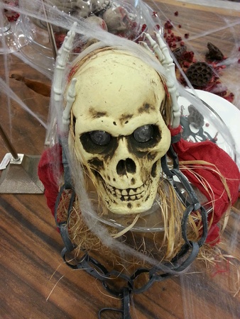 Scary skullの素材