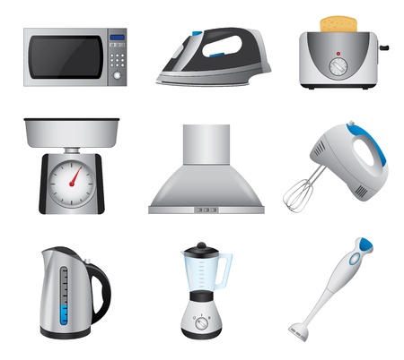 Home appliancesのイラスト素材