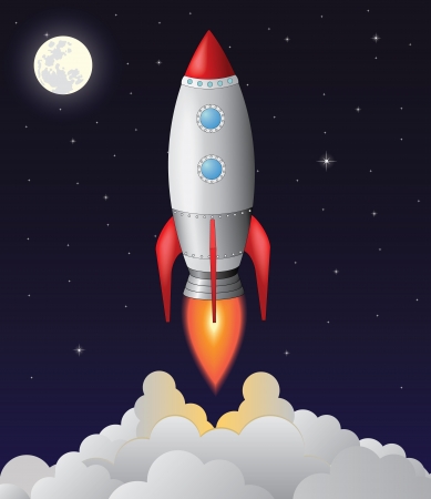 Rocket Launchのイラスト素材