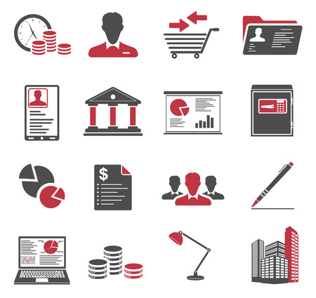Office and Business Iconsのイラスト素材