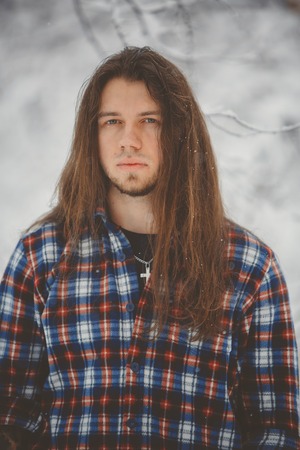 Winter portrait of a Man