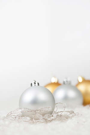 Xmas Decoration Balls with Good Copyspaceの写真素材
