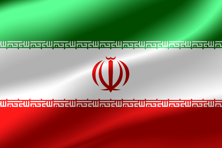 Flag of Iran as the background.の写真素材