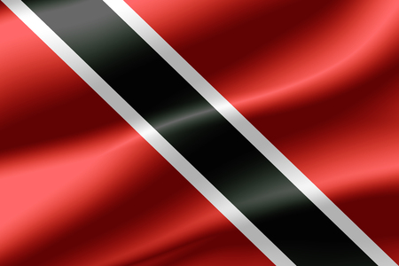 Flag of Trinidad And Tobago as the background.の写真素材
