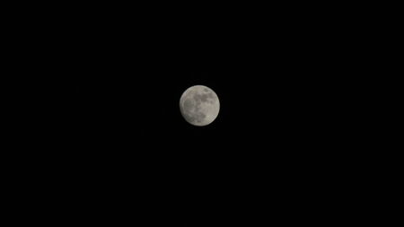 Moon on the sky