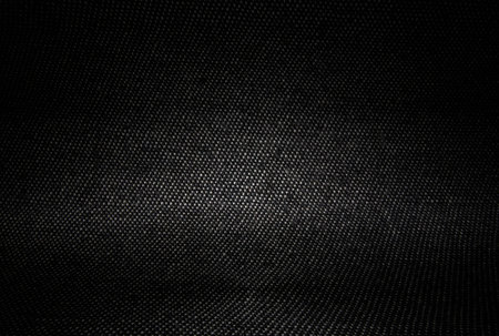 Texture black fabric backdropの写真素材