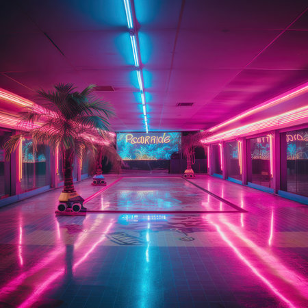 The interior of the Wynn Hotel & Casino in Las Vegas. The hotel has 2,716 rooms and opened in 2005.の素材