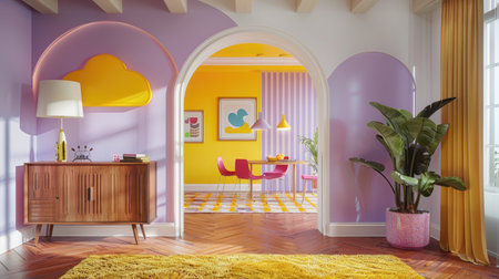 Interior of the childrens room. 3d render, 3d illustrationの素材