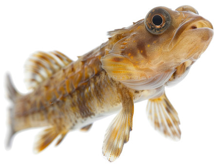 Carp fish isolated on a white background. Clipping path included.の素材