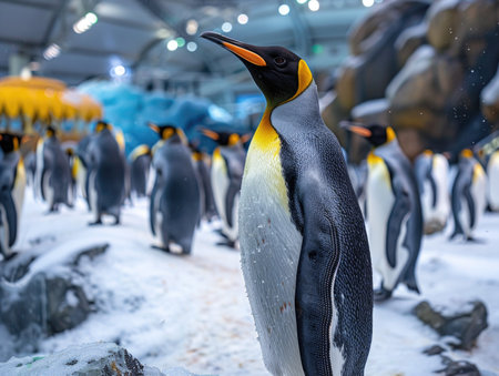 King penguin (Aptenodytes patagonicus)の素材