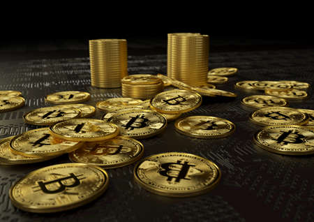Gold Bitcoin: The digital asset. Known as decentralized finance technology or Fintech.