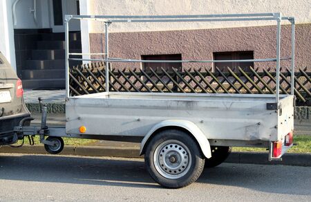 car trailerの写真素材