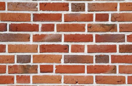 Detail of a red brick wall