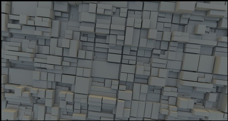 the abstract ground boxes,cubes