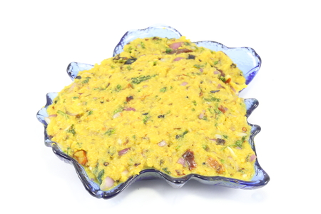 Mashed Lenten Dal Vortaの写真素材