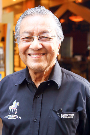 Tun Dr. Mahathir Mohamad former prime minister of Malaysiaのeditorial素材
