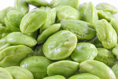 Petai Beans Healthy Stinky Exotic on white background