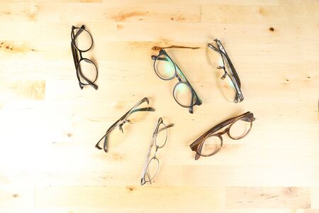 Eyewear spectacles optical glass frame specs eyesight visionの写真素材